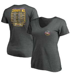 LSU Tigers Fanatics Branded Women's College Football Playoff 2019 Champ T-Shirt